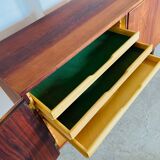 Buffet en palissandre danois vintage rétro des années 50 par Poul Hundevad