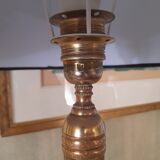 Gilded bronze lamp