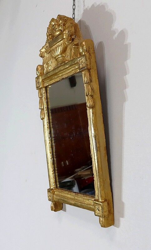 Gilded wood mirror, Louis XVI style – Early twentieth century