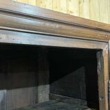 19th century Breton wardrobe in cherry, oak and chestnut