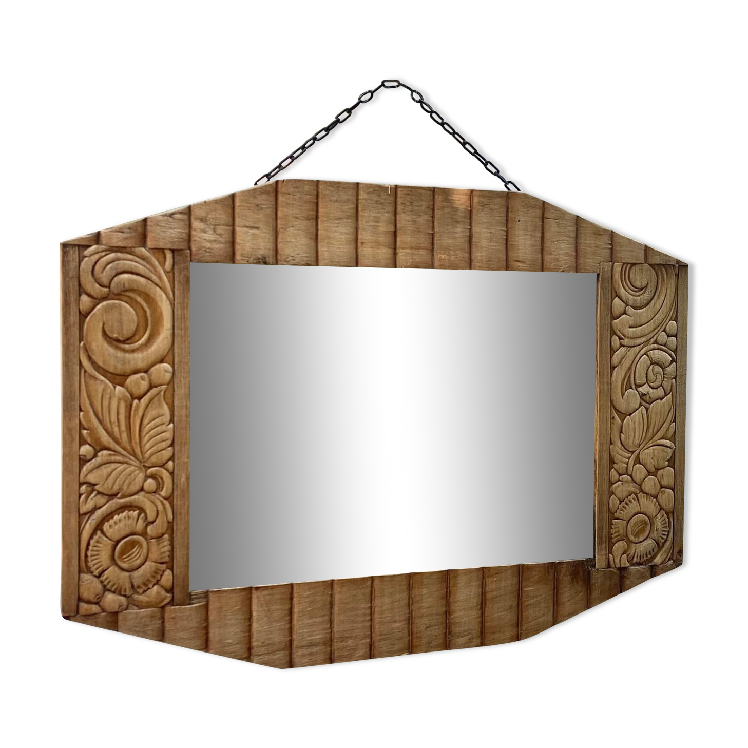 Wooden mirror 30s