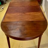 Round table Louis XVI style with 3 extensions