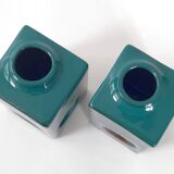 Pair of vintage Veb Haldensleben vases 1960