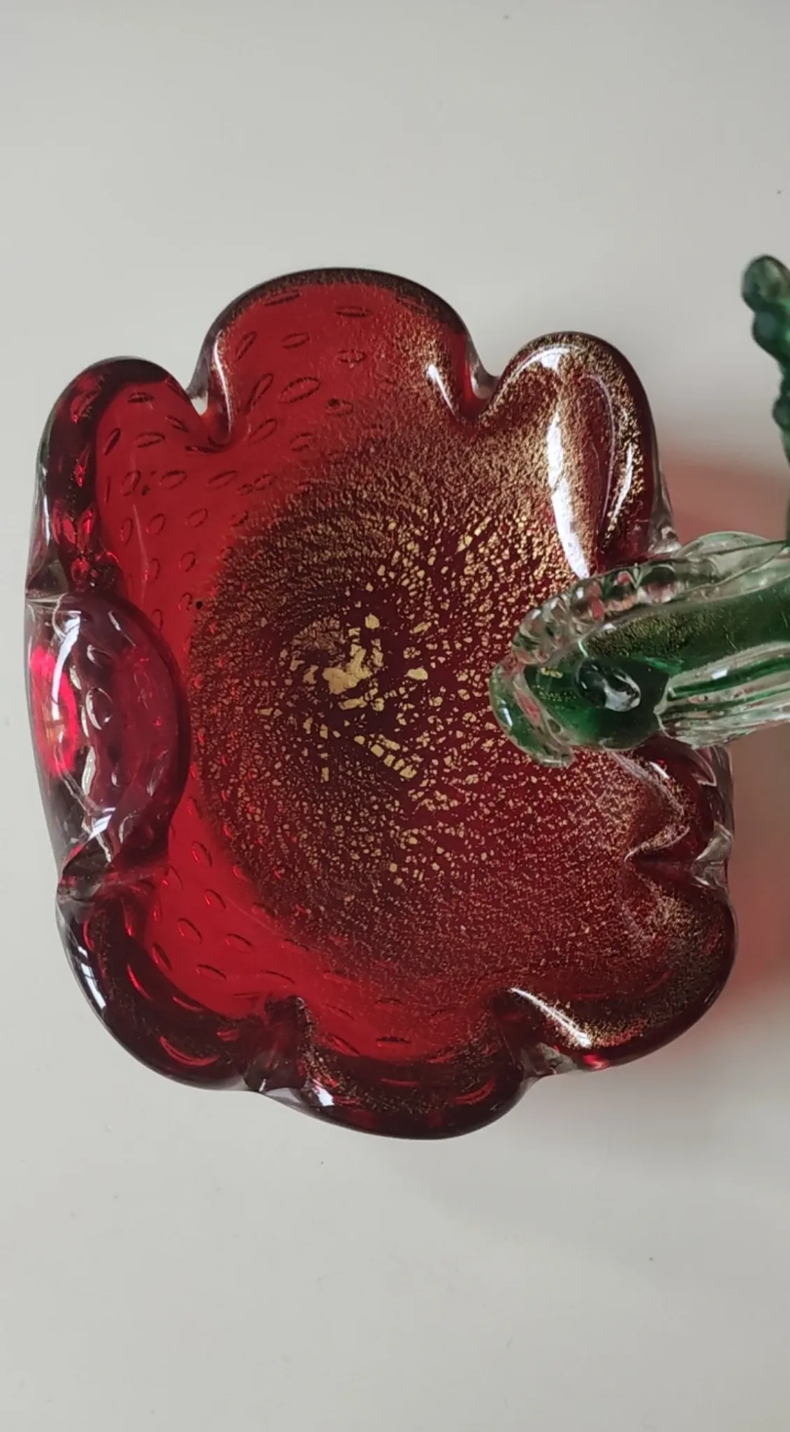 Large Ashtray/Tray Murano, Toso. Fish figurine.