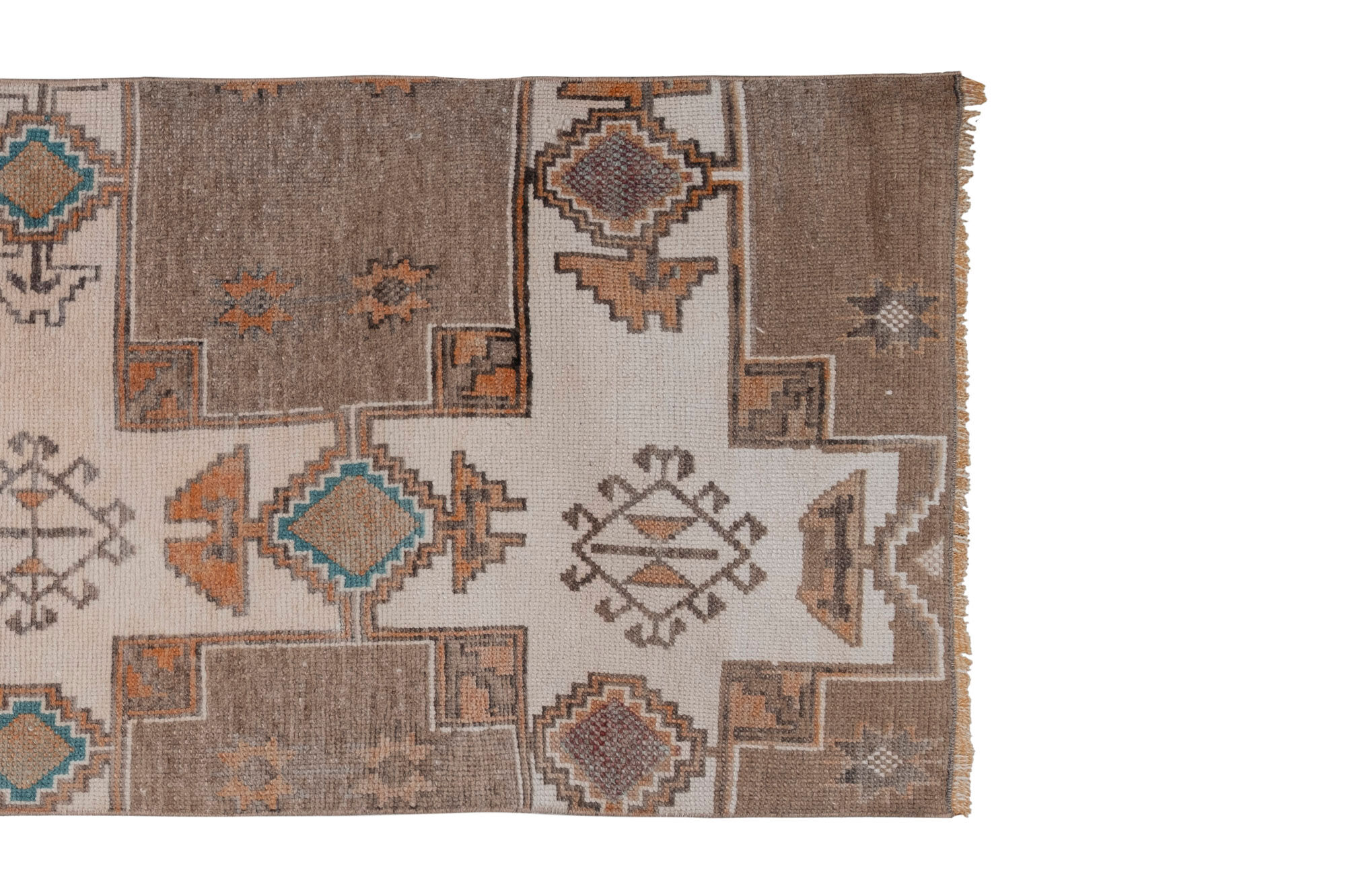 Turkish Oushak Rug Runner 66 x 170 cm