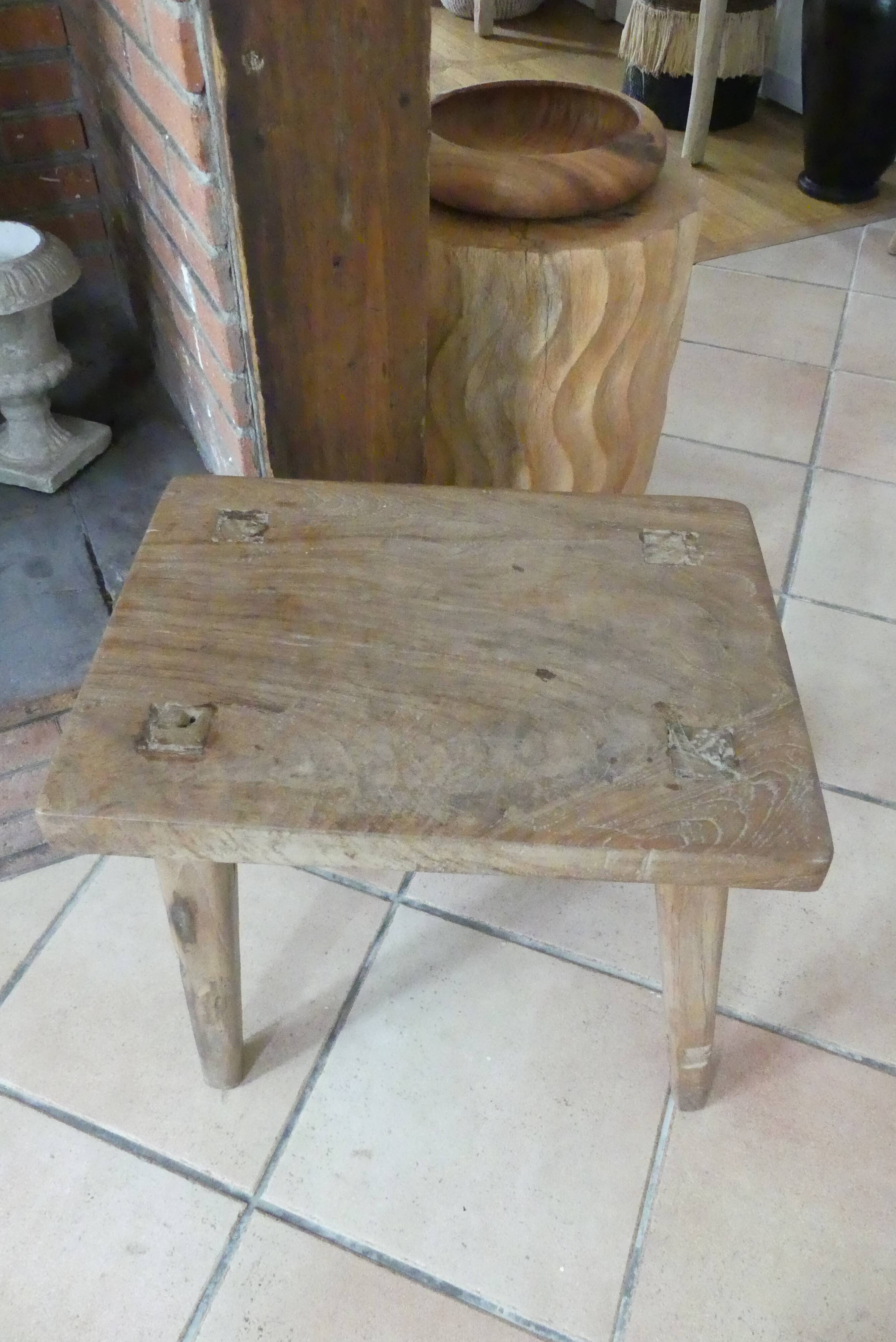 Wooden stool