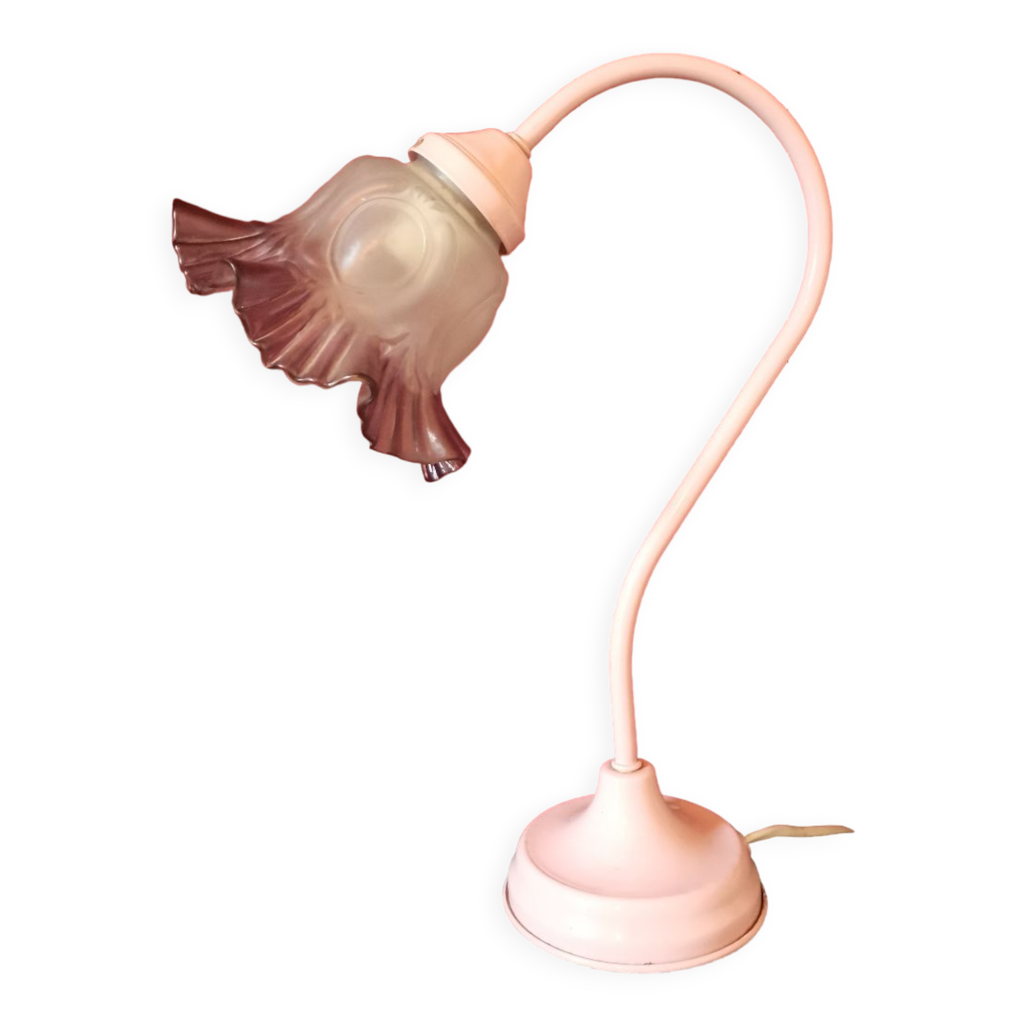 Pink tulip lamp