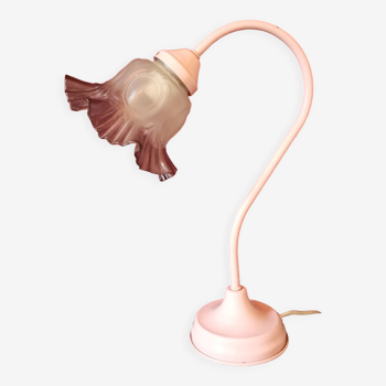 Lampe tulipe rose