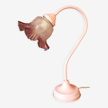 Pink tulip lamp