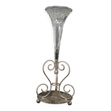 Art Nouveau Glass vase, Great Britain, early 20th century