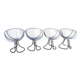 Series of 4 "Pan Am" armchairs