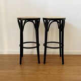 Pair of bistro style bar stools
