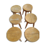 Stools in the Gadins residence in Courchevel