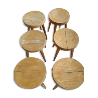 Stools in the Gadins residence in Courchevel
