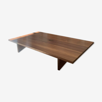 Solid walnut coffee table