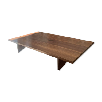 Solid walnut coffee table