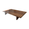 Table basse en noyer massif