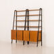 Mid-century free standing two-part wall unit by Brantorps, Sweden, 1960s