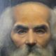 Portrait de veillard moine par paul emile sautai sur carton