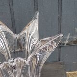 Daum crystal vase from the 70s height 28cm