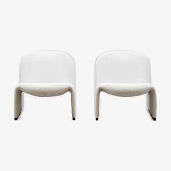 Set of 2 Alky chairs by Giancarlo Piretti for Castelli Italy.