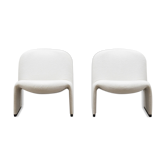 Set of 2 Alky chairs by Giancarlo Piretti for Castelli Italy.