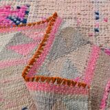 Soft Pink Vintage Runner Rug, 91x304Cm