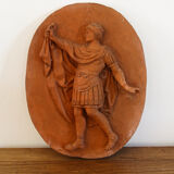 Pair of terracotta medallions