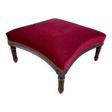 19th century two-seater pouf/footstool