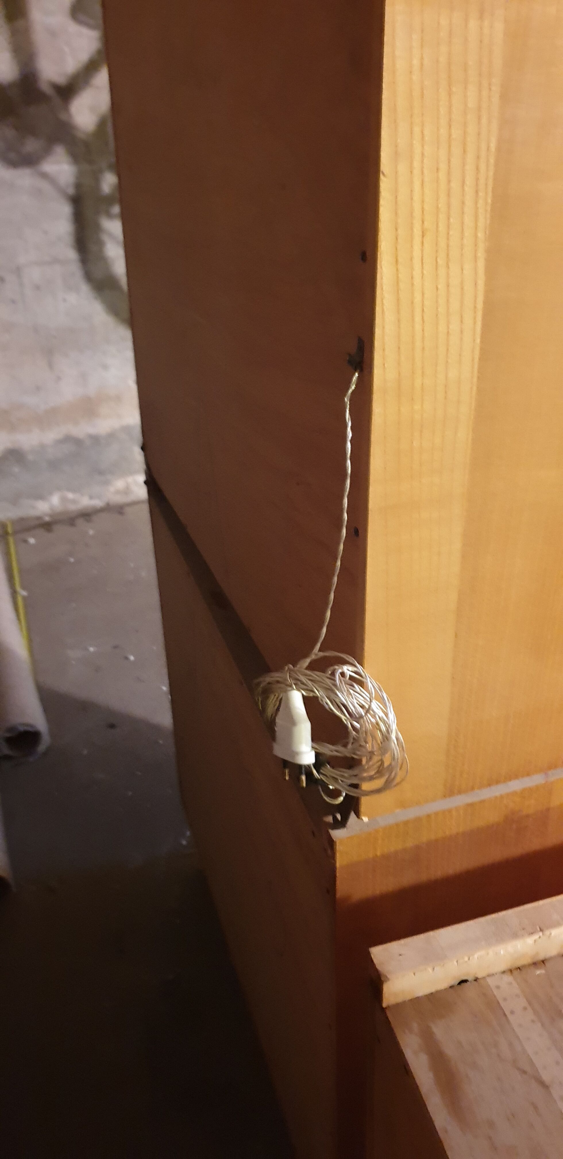 Secretary with vintage flap lamp casserole