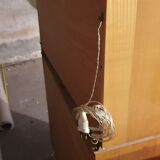 Secretary with vintage flap lamp casserole