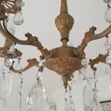 Bronze chandelier and pendants