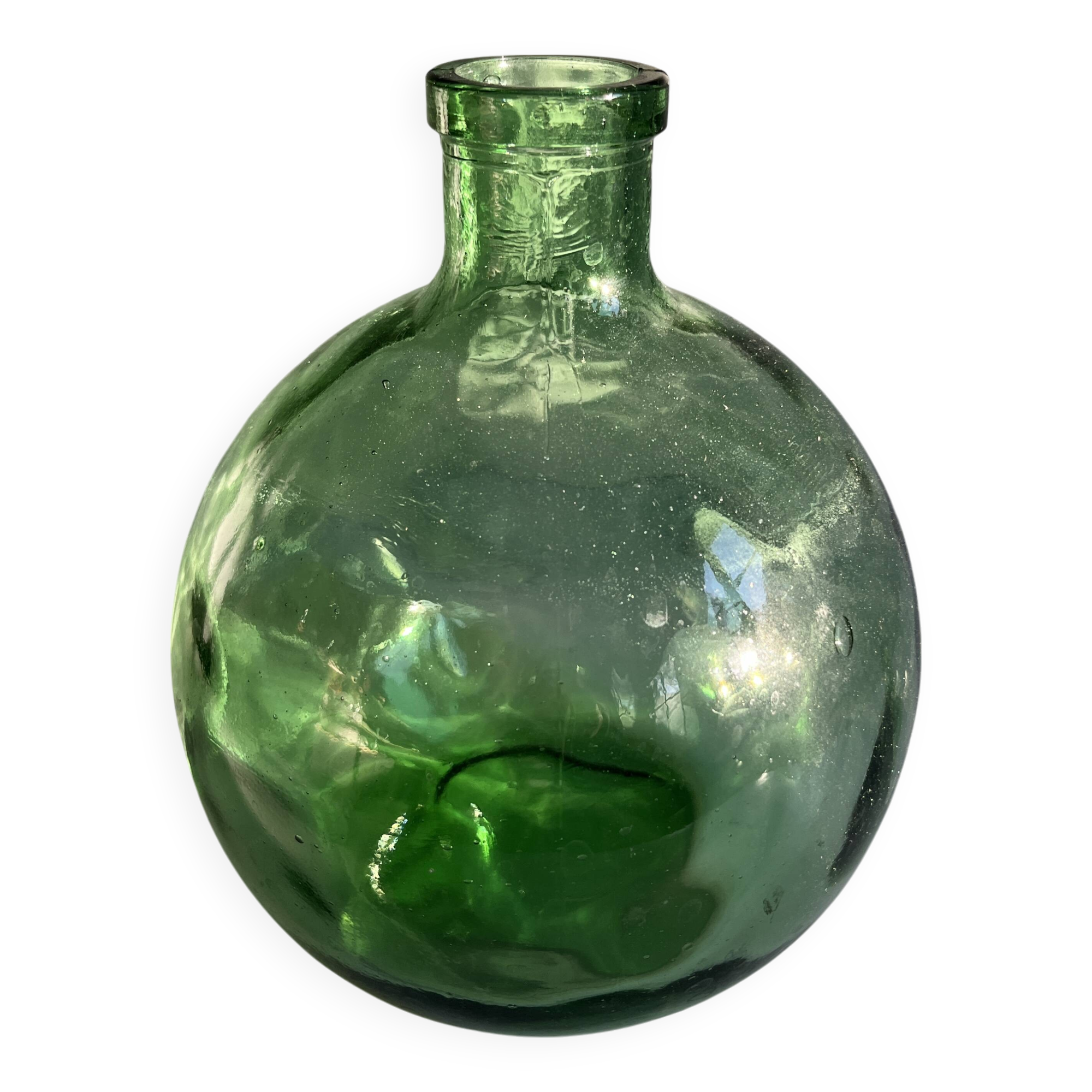 Green demijohn carboy