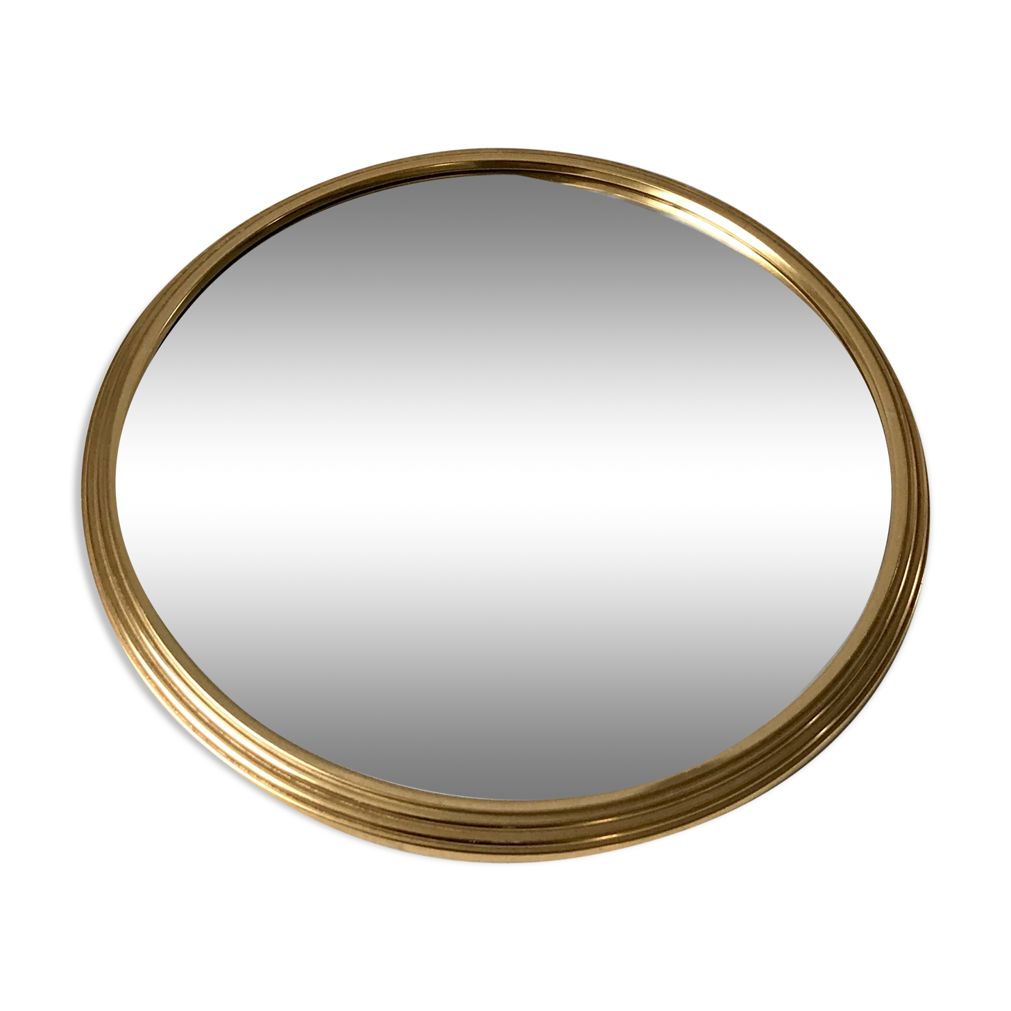 Golden mirror tray 50s