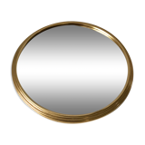 Golden mirror tray 50s