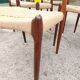 6 rosewood chairs no. 78 Niels Otto Moller