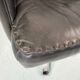 Vintage Leather Swivel Armchair De Sede DS 35, Switzerland, 1970s