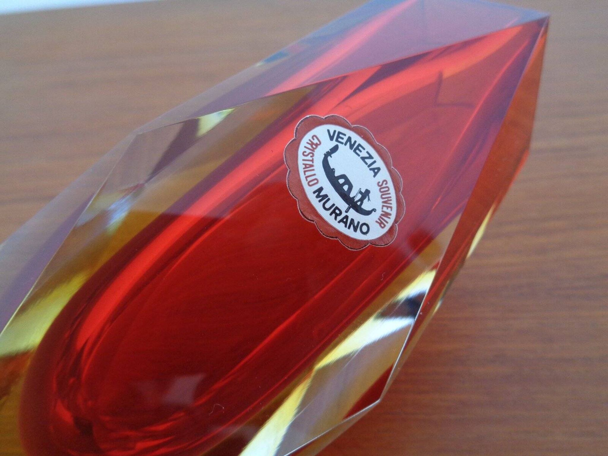 Vintage Italian Murano Glass Vase, 1960s