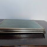 Old triptych barber mirror