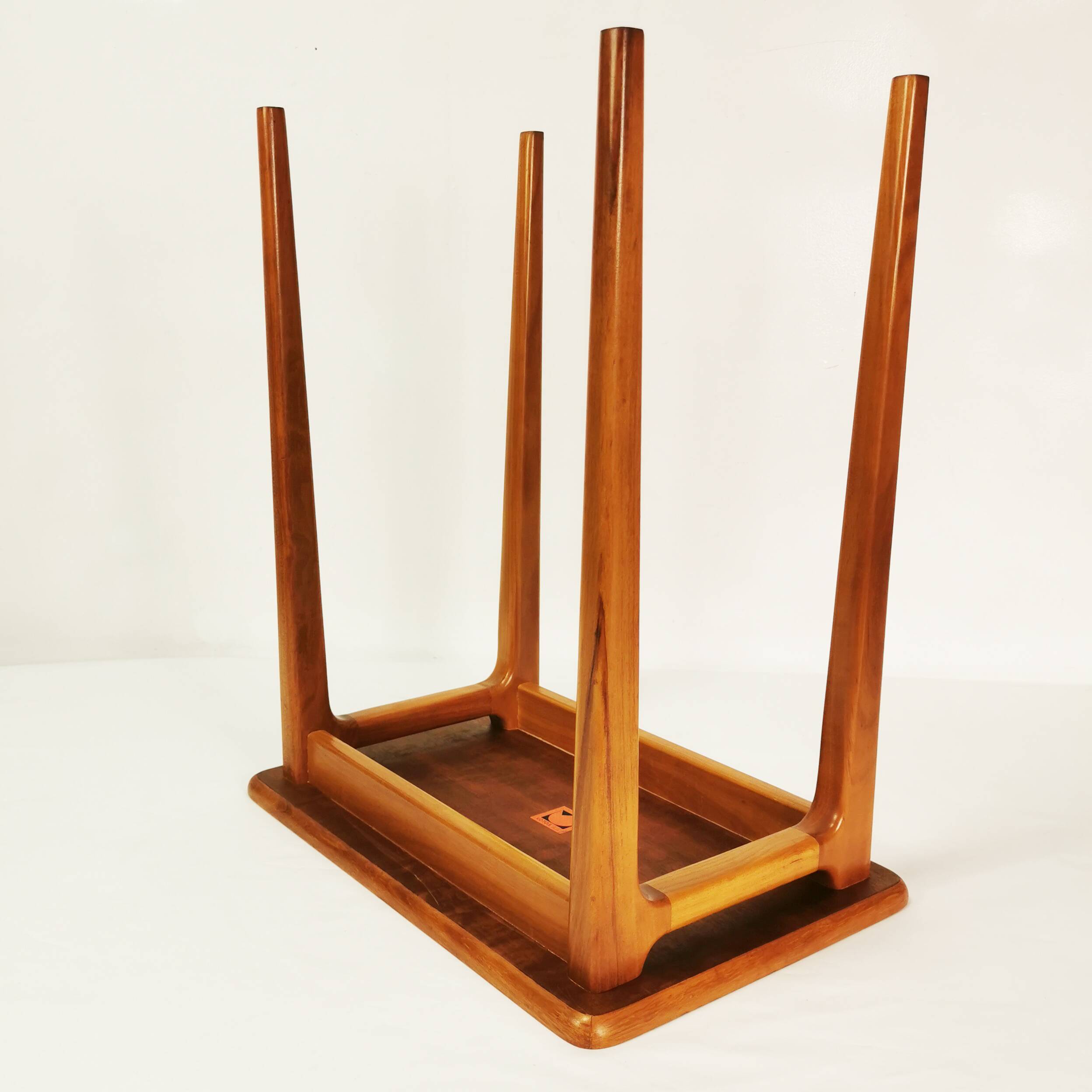 Minimalist side table, Lotos, Germany, 1960s.