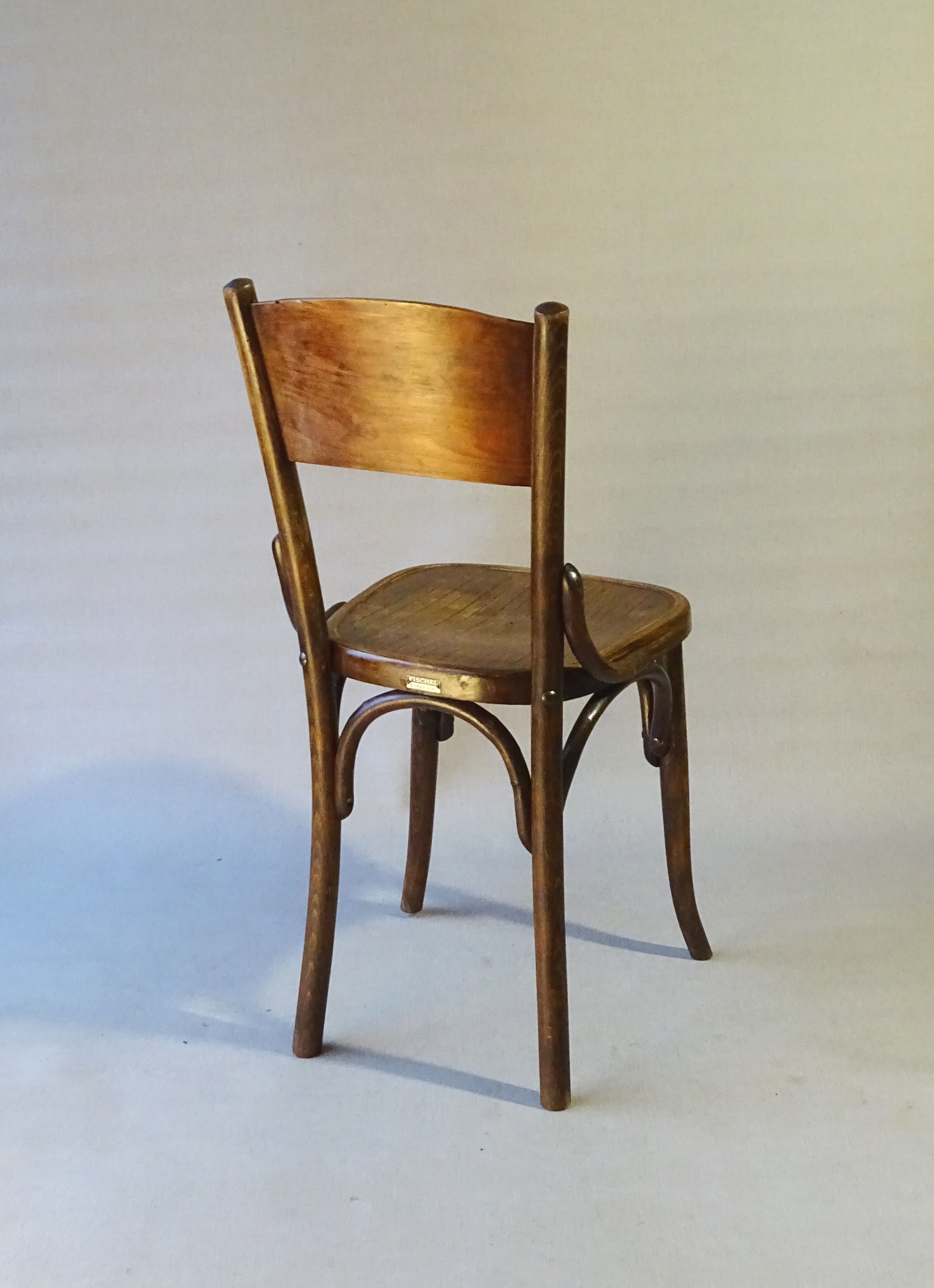 Bistrot Fischel chair seat wood 1930