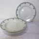 4 assiettes creuses vintage de St Amand 211239