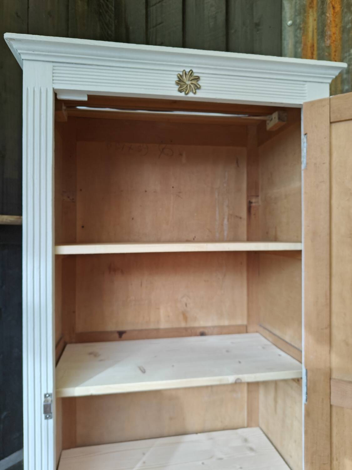 Restored Parisian Bonnetière Wardrobe