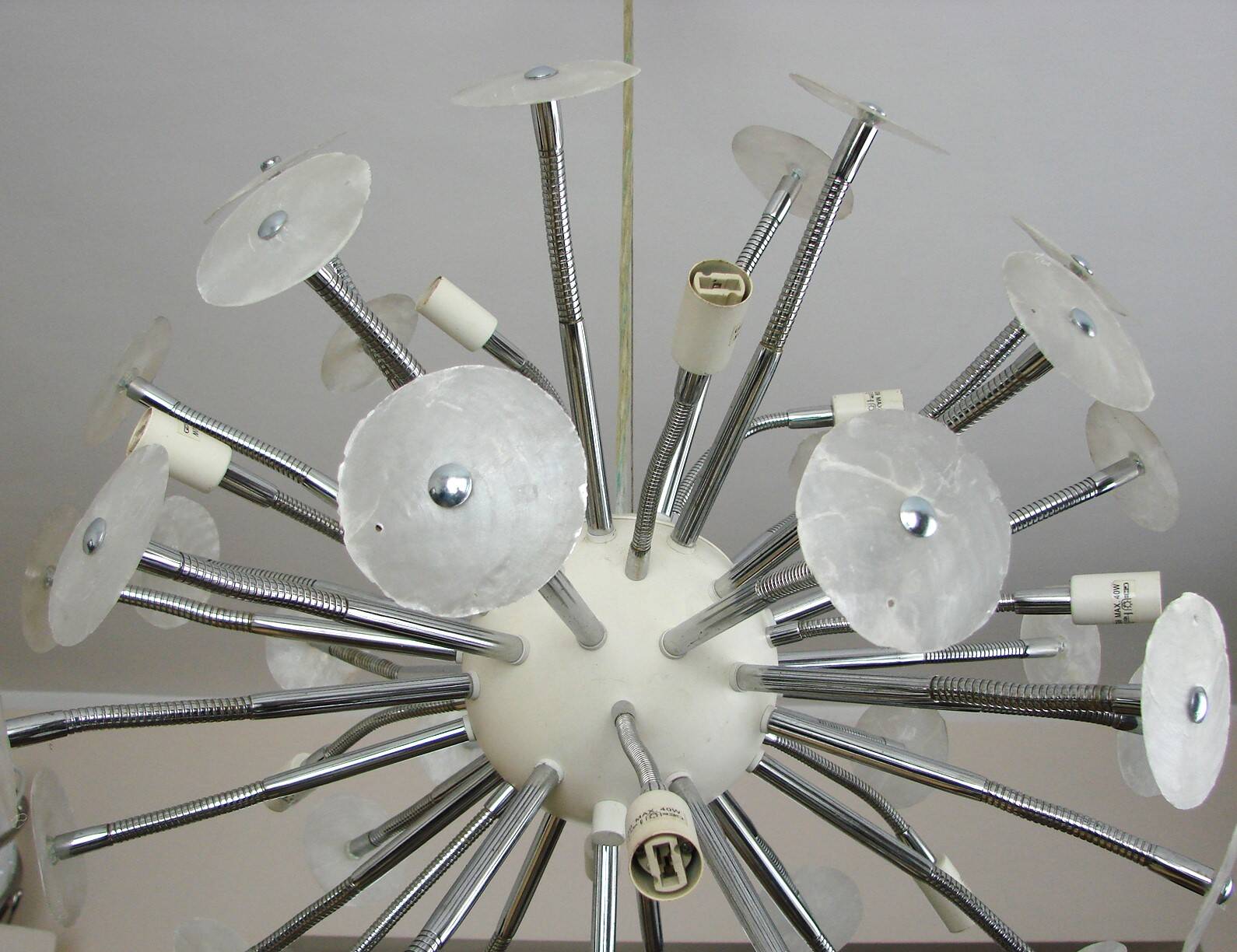 Italian hanging lamp Arditi, Space age 1980s