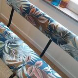 School bench flowers