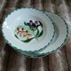 3 antique deep plates from St Amand and Hamage