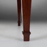 Empire‑Style Armchairs in Wood and Red Velvet, Belgium ca. 195