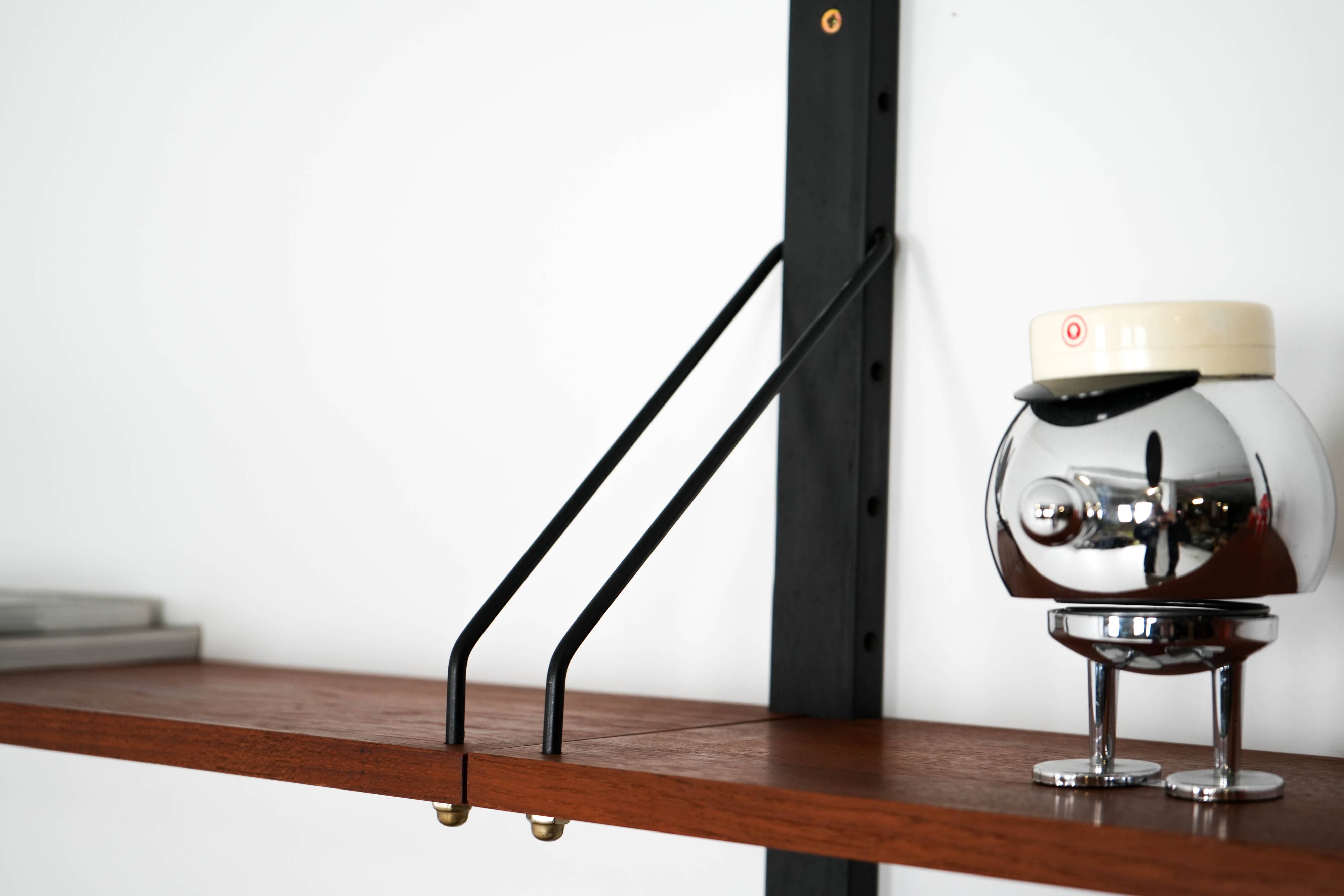 Teak shelving unit, Danish design, 1960s, production: Denmark