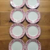8 dessert plates from Maestricht ceramics, Victoria model