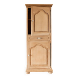 Vintage oak standing wardrobe "Giroflée"